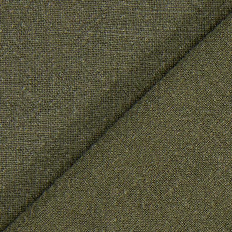 Tela de lino previamente lavado – oliva oscuro,  image number 3