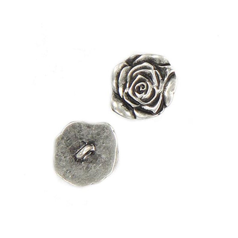 Botón de metal Rosa,  image number 2