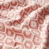 Jacquard stretch Rombos – coral,  thumbnail number 2