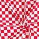 Tela de jersey de algodón Tablero de ajedrez [18 mm] – rojo claro/blanco,  thumbnail number 3