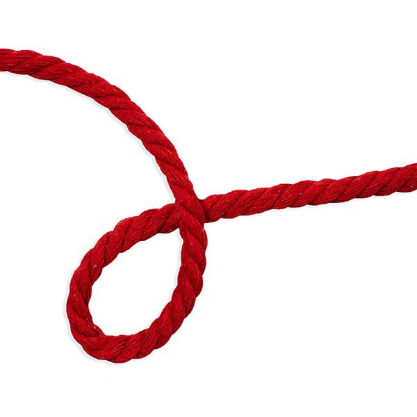 Cordel de algodón [ Ø 8 mm ] – rojo señal,  image number 2