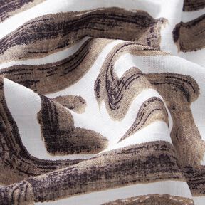 Mezcla algodón-viscosa con serpientes – blanco | Retazo 80cm, 