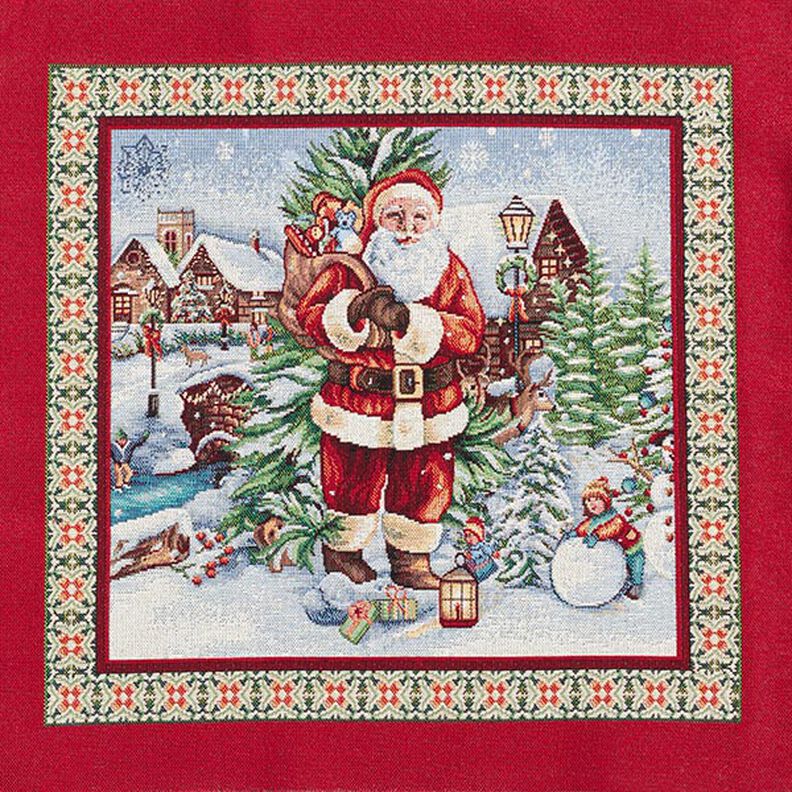 Panel Tapiz Visita navideña – carmín,  image number 1