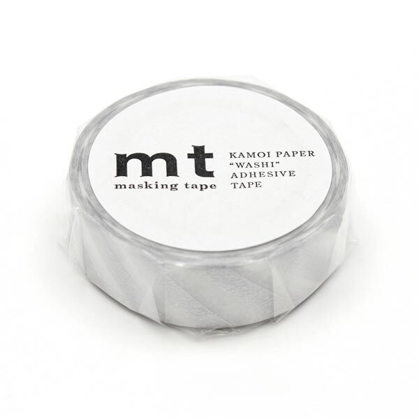 Masking Tape Rayas  1 – plateado/blanco,  image number 2