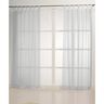 Tejido para cortinas Voile Apariencia de lino 300 cm – gris plateado,  thumbnail number 5