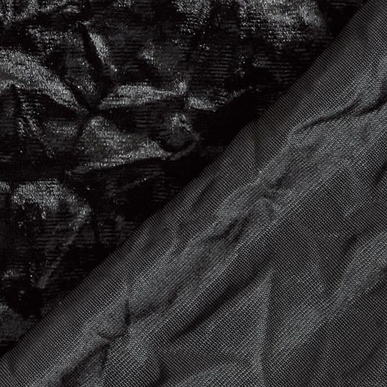 Terciopelo Stretch estrellado – negro,  image number 4