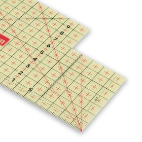 Regla de planchado [20 x 10 cm] | Prym – transparente, 