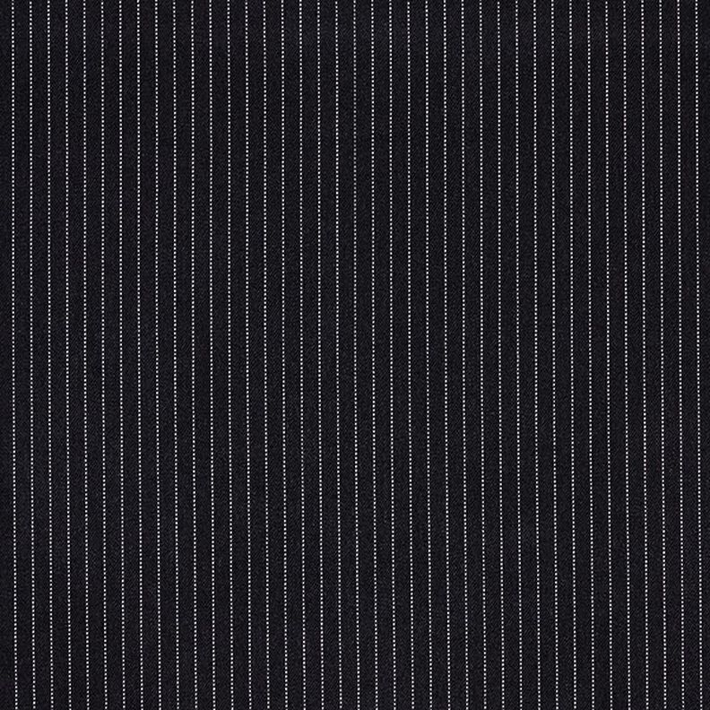 Tela para traje Rayas verticales tejidas Fina 5 mm – negro,  image number 1