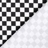 Tela de jersey de algodón Tablero de ajedrez [9 mm] – negro/blanco,  thumbnail number 4