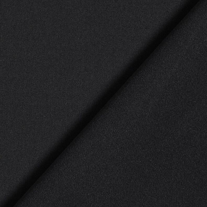 Jersey cepillado interior liso – negro,  image number 3