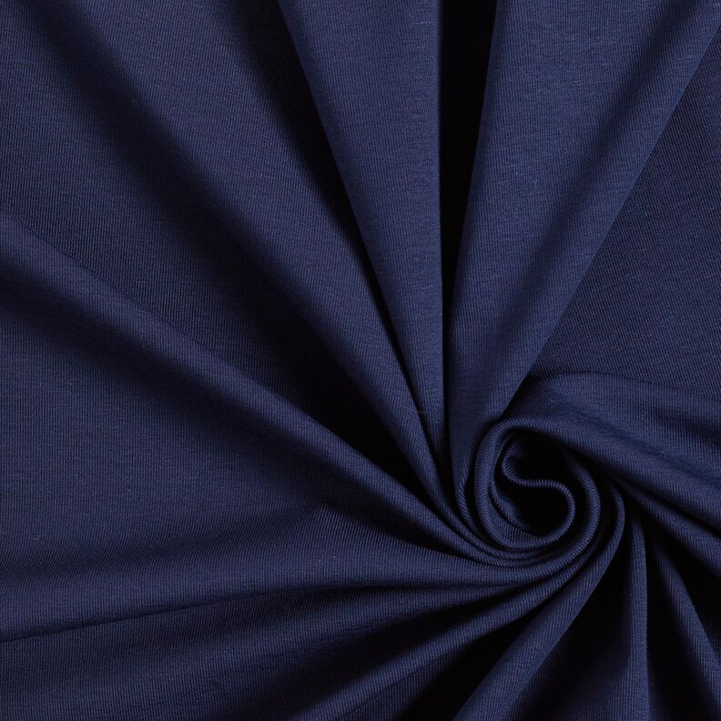 Tela de jersey de viscosa liso – azul noche,  image number 1