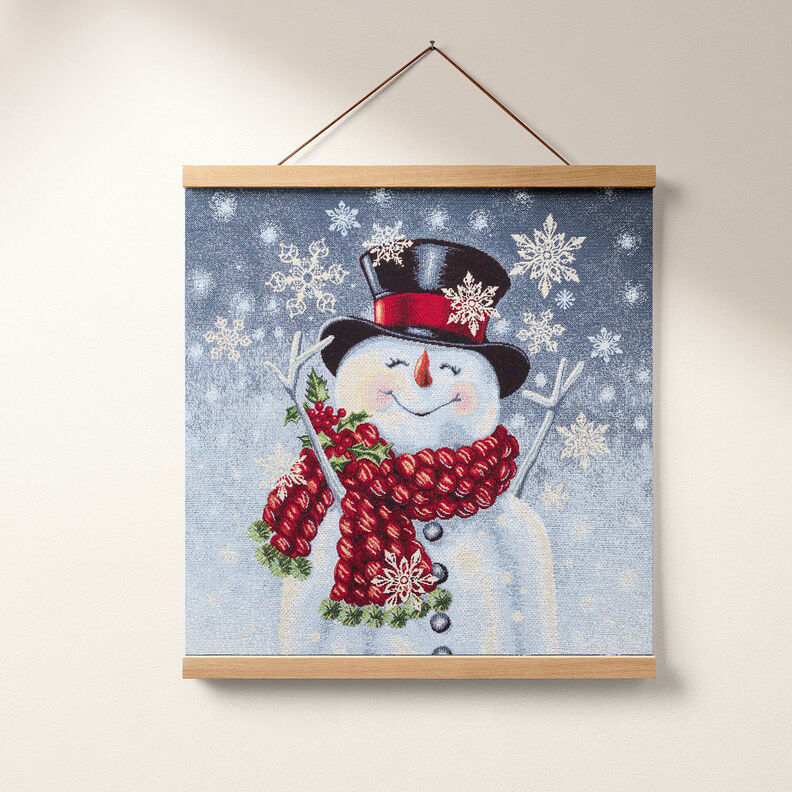 Panel Tapiz Muñeco de nieve Lúrex – blanco,  image number 6