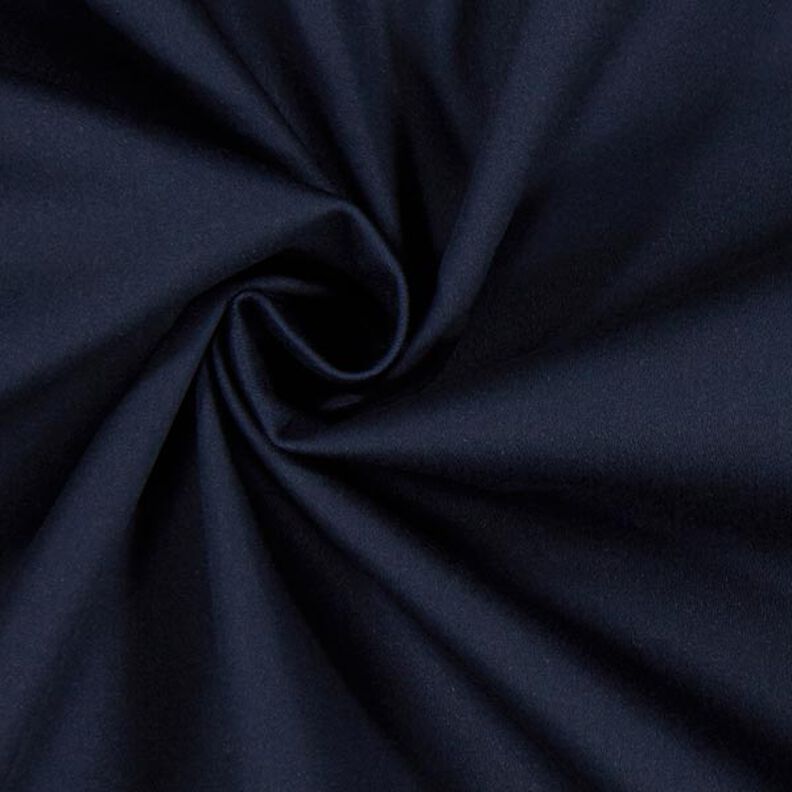 Satén de algodón Stretch – azul noche,  image number 2