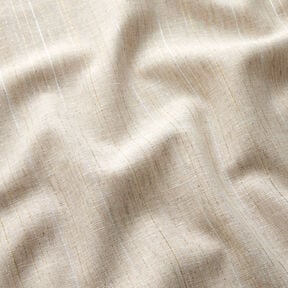 Mezcla lino-algodón con rayas lúrex – naturaleza, 
