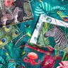 Tela decorativa Lona Pájaros del paraiso – verde oscuro,  thumbnail number 5