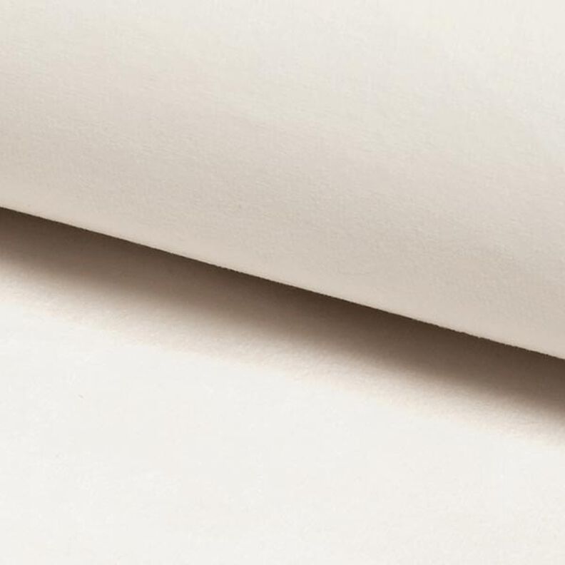 Tela de tapicería Terciopelo – blanco lana,  image number 2