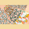 Popelín de algodón formas abstractas | Nerida Hansen – oliva/langosta,  thumbnail number 5
