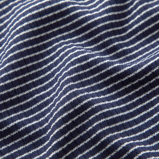 Jersey canelado Mini rayas – azul marino/blanco, 