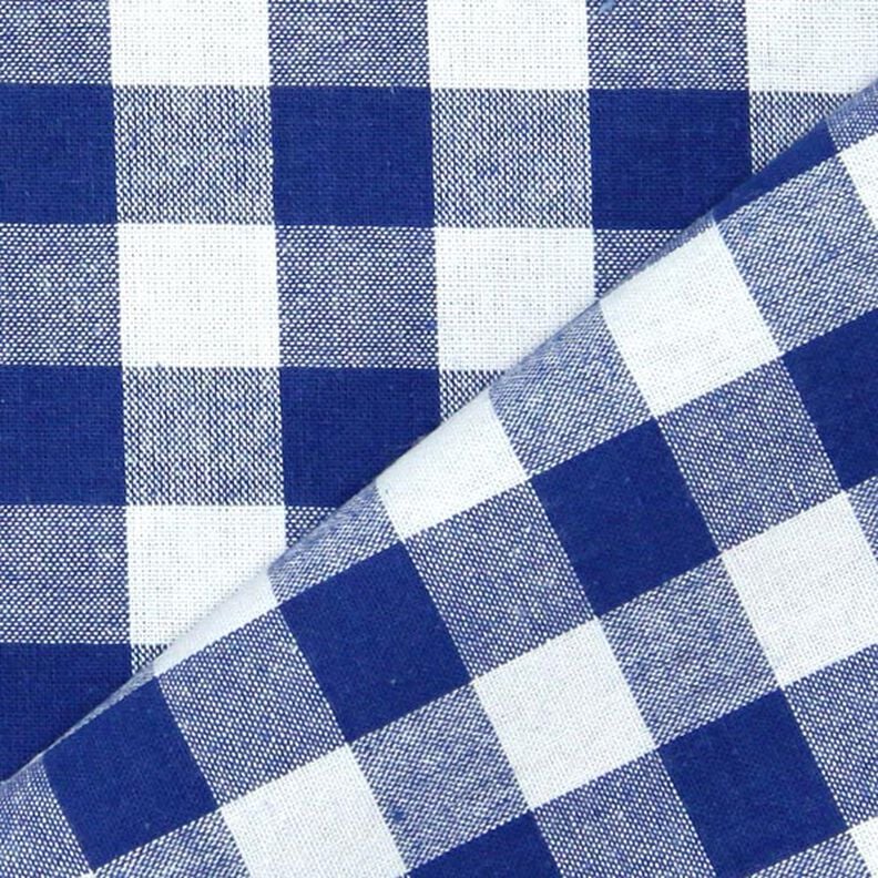 Tela de algodón Vichy - 1,7 cm – azul real,  image number 3