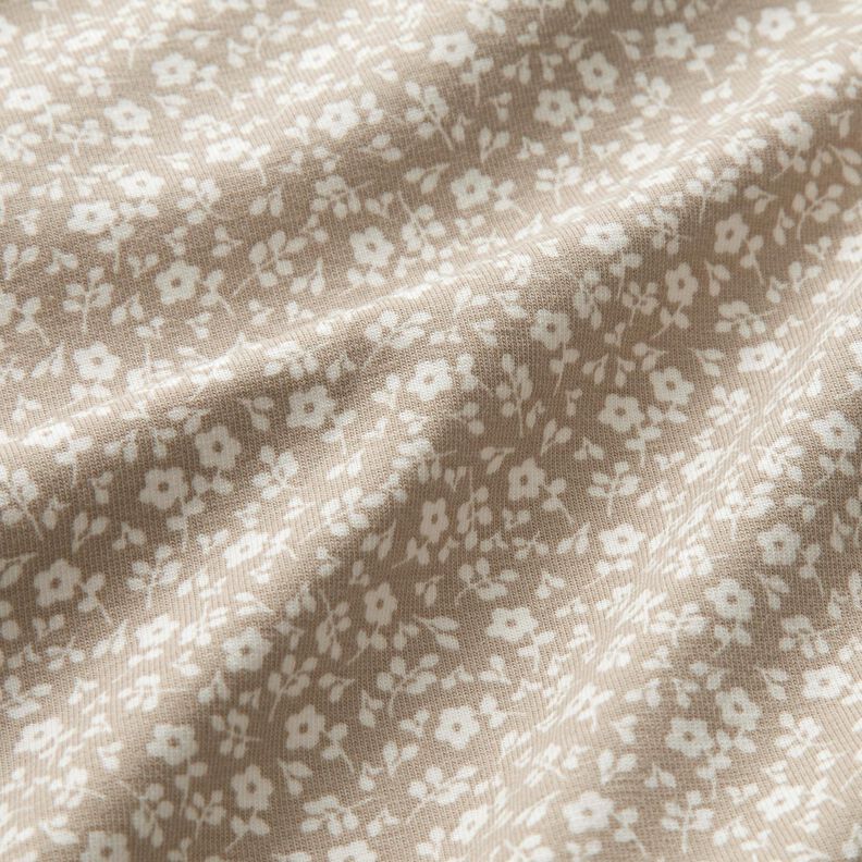Tela de jersey de algodón mil flores – anémona/blanco,  image number 2