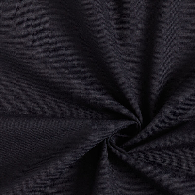 Mezcla de lana virgen lisa – azul negro,  image number 1