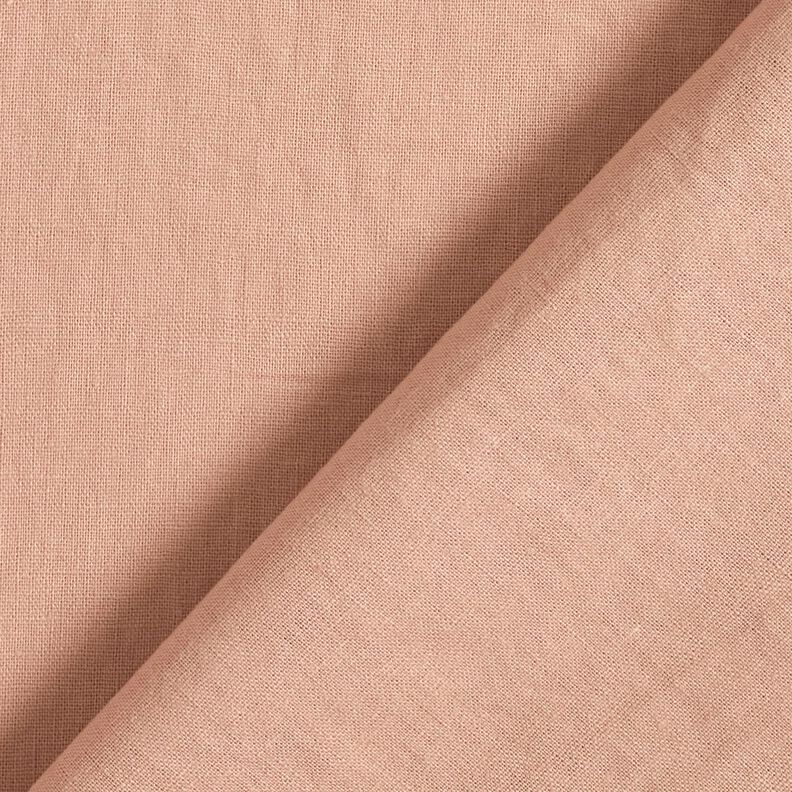 Mezcla de lino y algodón lavado – rosa dorado,  image number 3