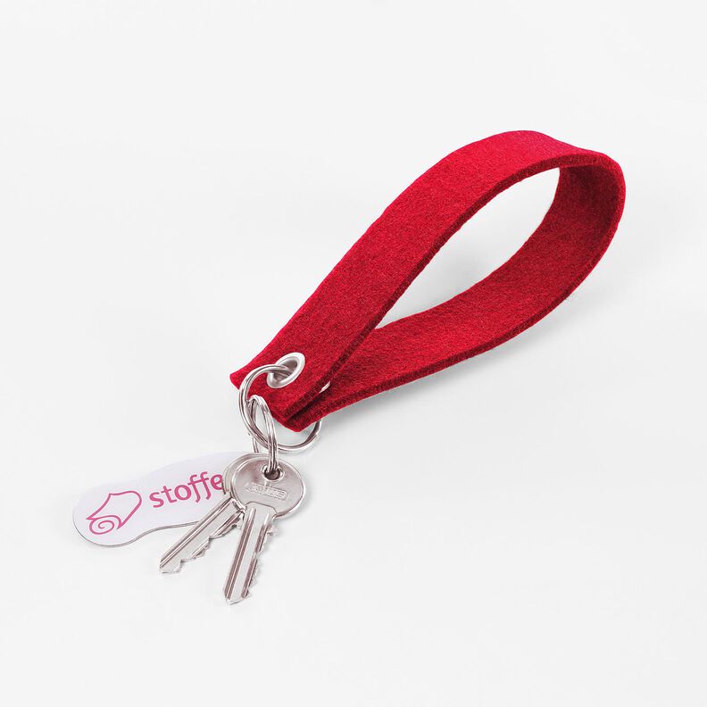 Fieltro 90 cm / grosor de 3 mm – carmín,  image number 5