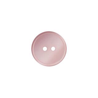 Botón de poliéster 2 agujeros  – rosa, 
