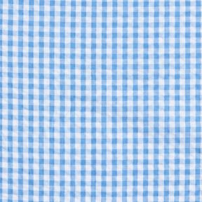Tela Seersucker Algodón Cuadros tejidos – azul/blanco, 