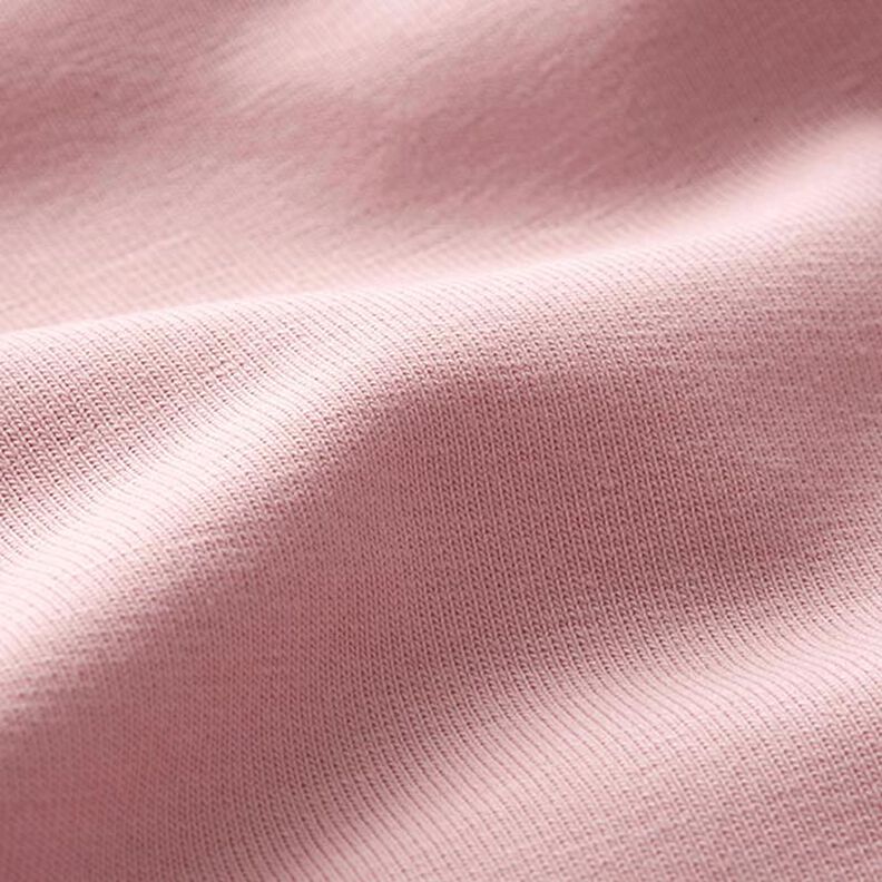 Tela de jersey de algodón Uni mediano – rosa viejo claro,  image number 4