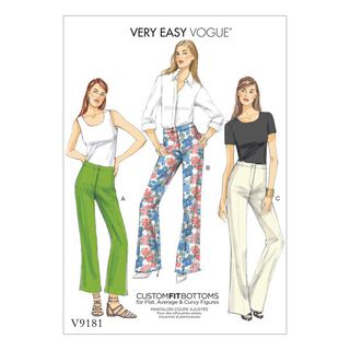 Pantalones, Vogue 9181 | 32 - 40, 
