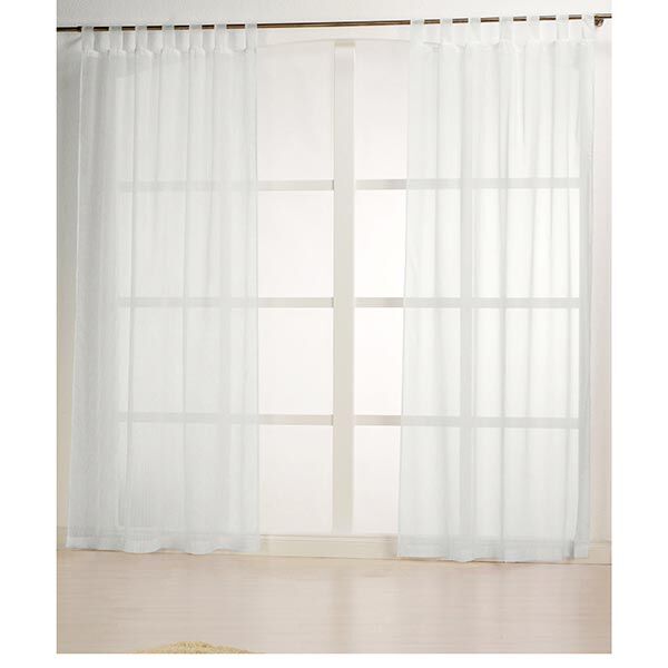 Tela para cortinas Rayas Hilo con efecto 300 cm – blanco,  image number 5