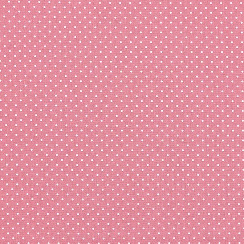Popelina de algodón puntos pequeños – rosa/blanco,  image number 1