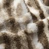 Piel sintética con rayas abstractas – blanco lana/gris pardo,  thumbnail number 2