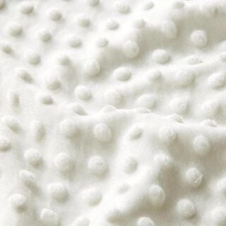 Polar suave Puntos en relieve – blanco lana, 