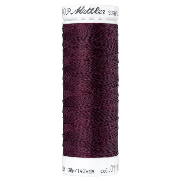Hilo de coser Seraflex para costuras elásticas (0111) | 130 m | Mettler – burdeos,  image number 1