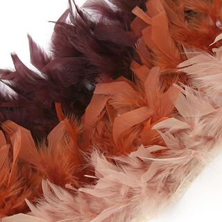 Ribete de plumas Couture - Berenjena, 
