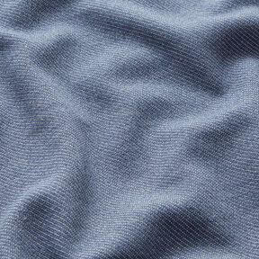 Jersey aspecto vaquero liso – azul gris | Retazo 100cm, 