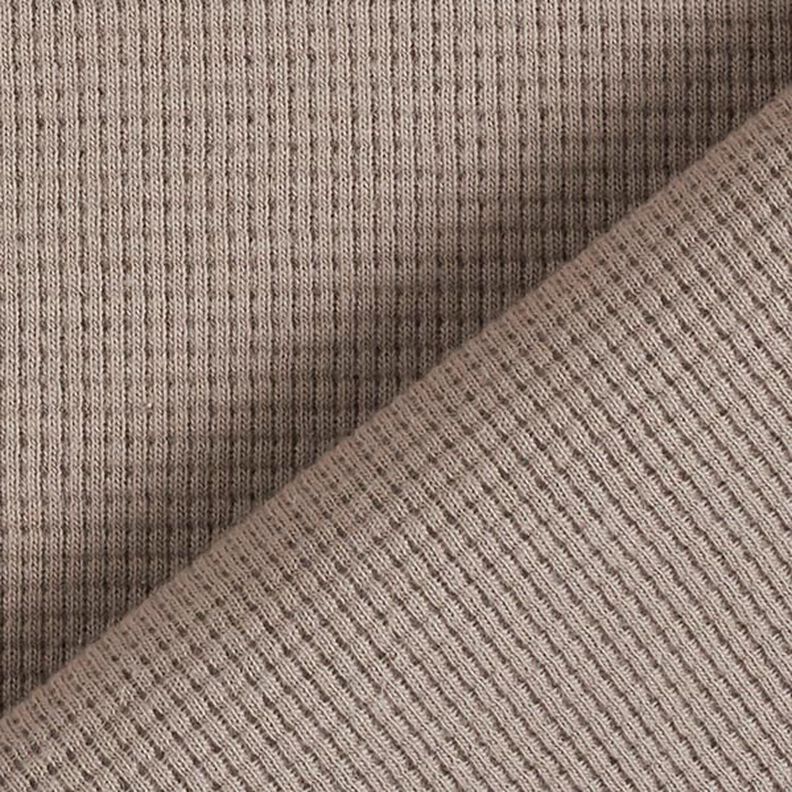 Jersey de algodón tipo gofre mini Uni – gris pardo,  image number 4