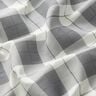 Tela fina de algodón a cuadros – gris claro/blanco,  thumbnail number 2