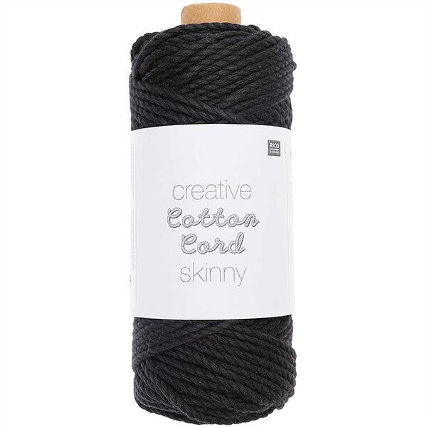 Hilo de macramé Creative Cotton Cord Skinny [3mm] | Rico Design – negro,  image number 1