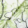 Mezcla de algodón y seda flores abstractas – marfil/verde mayo,  thumbnail number 4