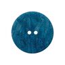 Botón de tagua de 2 agujeros [ 15 mm ] – azul turquesa,  thumbnail number 1