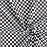 Tela de jersey de algodón Tablero de ajedrez [9 mm] – negro/blanco,  thumbnail number 3