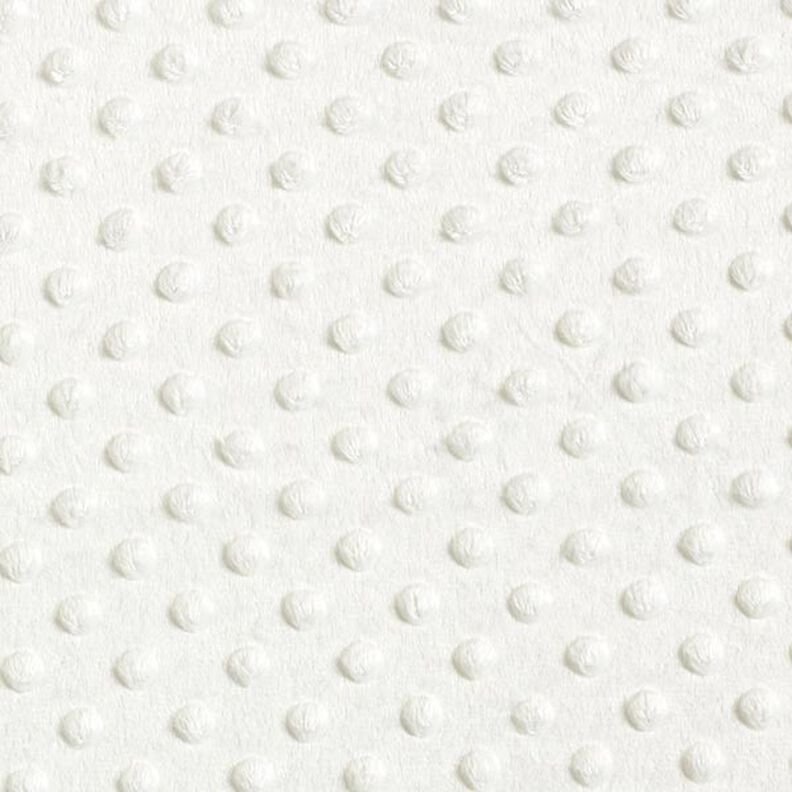 Polar suave Puntos en relieve – blanco lana,  image number 1