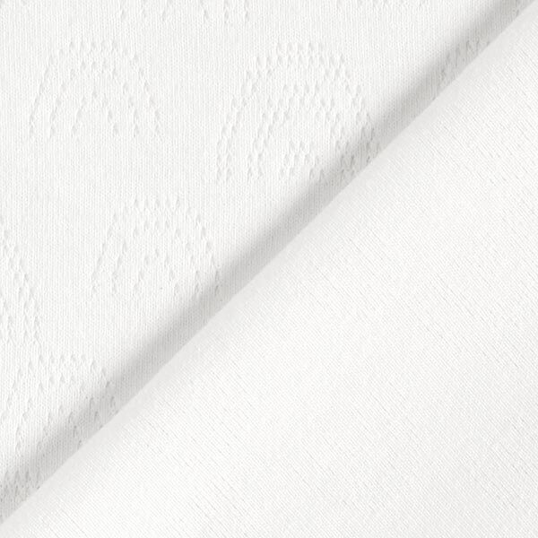 Jersey de punto fino con patrón de agujeros Arcoíris – blanco lana,  image number 5