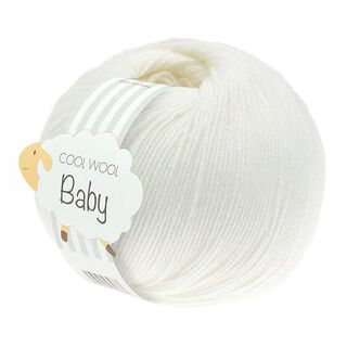 Cool Wool Baby, 50g | Lana Grossa – blanco, 