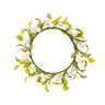 Decoración Guirnalda Floral con bayas [Ø 9 cm/ 16 cm] – blanco/verde,  thumbnail number 1