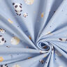 Tela de jersey de algodón Panda con globo lunar – cielo azul,  thumbnail number 3