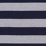 Tela de jersey de algodón Rayas punteadas – azul marino/blanco,  thumbnail number 1